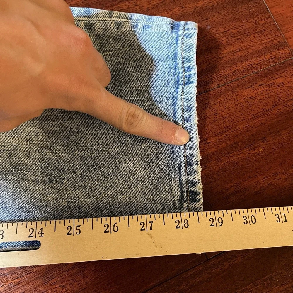 American Eagle Jeans Mens 36x30 Light Wash Athletic Fit EasyFlex Stretch 36x28